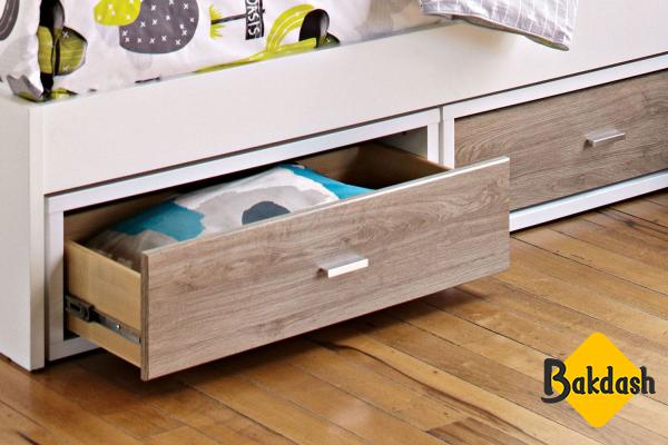 Student bed with storage box | Buy at a cheap price